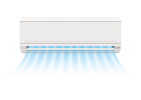 エアコン取り付け美観重視
