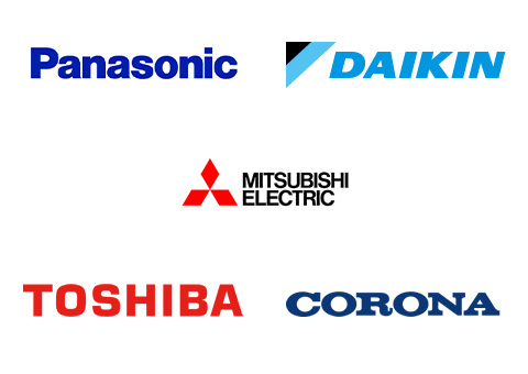 エアコン取り付け全メーカー取扱い